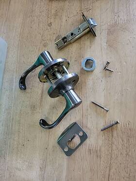 200dnl-11pv1 Kwikset Dorian Interior Door Handle Closet Bedroom Bathroom - Qty 8x Total