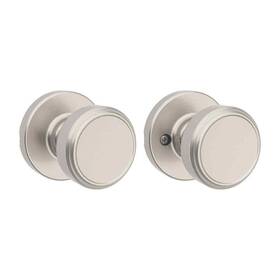 200mnk Kwikset Maven Satin Nickel Hall/closet Round Door Knob
