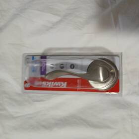 403549 Kwikset Balboa Left-handed Inactive Door Lever Satin Nickel Curvy Handle