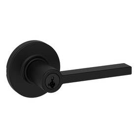 405cslrdt-514s Kwikset 405cslrdt-v1 Casey Single Cylinder Keyed Entry Door Lever - Black