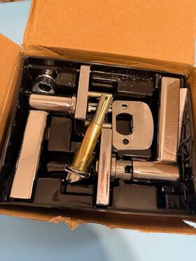 405cslsqt26smt6alrcsk4 Kwikset Breton Single Cylinder Keyed Entry Door Lever Set - Bright Chrome-new.a9