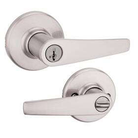 405dl15smt6alrcsk4v1 Kwikset 405dl15smt Door Handle With Smartkey Security And Microban Satin Nickel