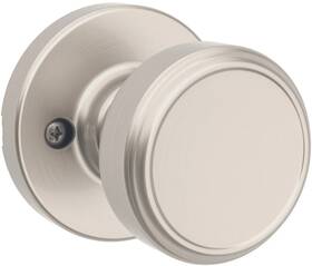 488mnkrdt-15 Kwikset 488mnkrdt Maven Non-turning One-sided Dummy Door Knob - Nickel
