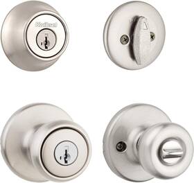 96900-381 Kwikset 705353162909 690t 15 Smt Bbpkg Satin Nickel Tylo Entry Combo Set