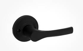 Kwikset 711181689297 Henley Matte Black Half Dummy Door Handle