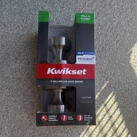 720dnl Kwikset Signature Series Hall And Closet Door Knob Satin Nickel Round 1 Pack