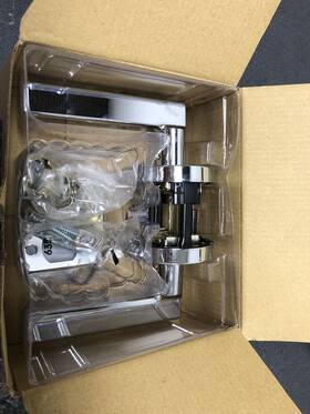 720hflrdt-26 Kwikset Halifax Passage Lever Set - Polished Chrome