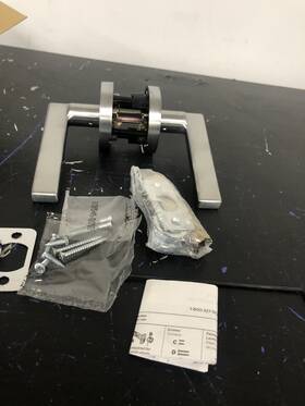720hflrdt-26d Kwikset Halifax Passage Door Lever Set - Satin Chrome