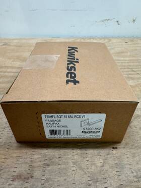 720hflsqt-15 Kwikset Halifax Passage Door Lever Set Satin Nickel