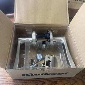 720kal-15 Kwikset 720kal Katella Passage Door Lever Set - Open Box Satin Nickel Read