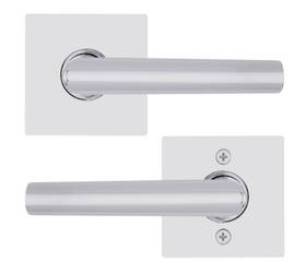 720milsqt-15 Kwikset Milan Passage Door Lever Set Satin Nickel