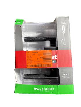 720pvl Kwikset Prava Matte Black Hall/closet Reversible Passage Lever Door Handle