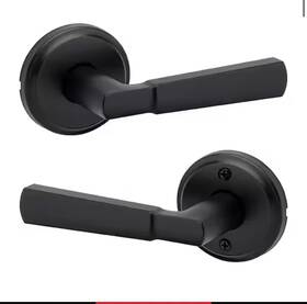 720pvlrct-514 Kwikset 720pvlrct Prava Passage Door Lever Set Hall And Closet - Matte Black New