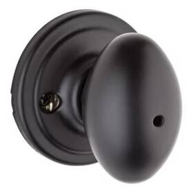 730l-514 Kwikset 730l-v1 Laurel Knob Privacy Door Lock - Black