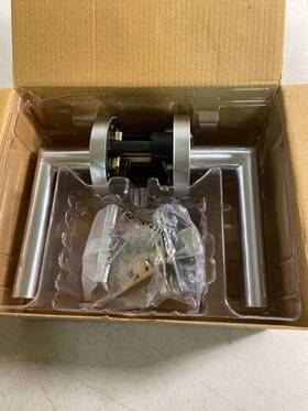 730mil-rdt-26d-6al-rcs Kwikset 730mil Rdt Milan Satin Chrome Bed/bath Reversible Door Lever