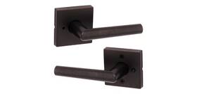 730milsqt-11p Kwikset Privacy Lever Set Venetian Bronze Milan Handle Square Rose
