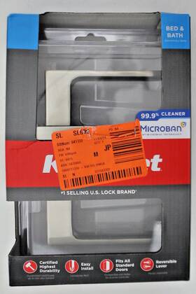 730sal15 Kwikset Singapore Privacy Lever Satin Nickel #8uk