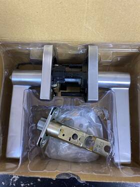 740hflsqt-26ds Kwikset Halifax Keyed Entry Lever Set With Smartkey - Satin Chrome