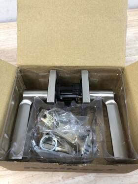 740lslsqt-15s Kwikset Lisbon Single Cylinder Entry Lever Set With Smartkey - Nickel