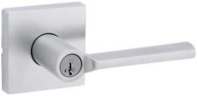 740lslsqt-26ds Kwikset 740lslsqt-s Lisbon Single Cylinder Keyed Entry Door Lever Chrome