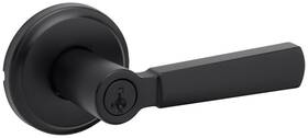 740phl-514s Kwikset 740phl-s Perth Single Cylinder Keyed Entry Door Lever Set - Black