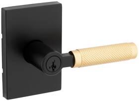 740pvlrct-5144s Kwikset 740pvlrct-s Prava Single Cylinder Keyed Entry Lever Set - Black