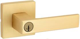 740salsqt-4s Kwikset 740salsqt-s Singapore Single Cylinder Keyed Entry Door - Brass
