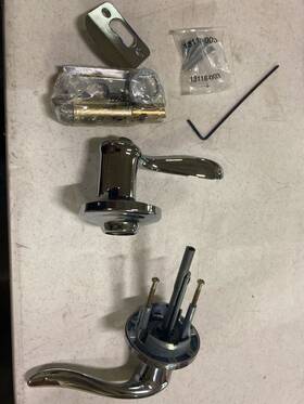 740tnl-26v1 Kwikset Tustin Entry Door Lever - Polished Chrome