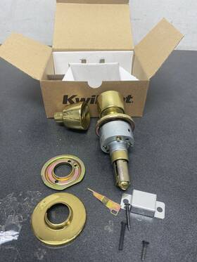 756knl-11ps Kwikset Kingston Grade 2 Keyed Entry Door Lever Set - Venetian Bronze