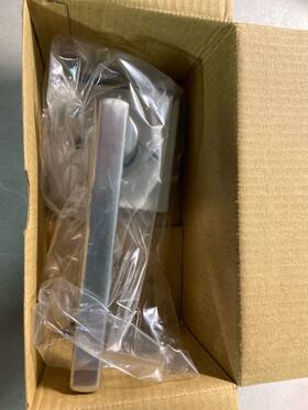 788hflsqt-26d Kwikset Halifax One-sided Dummy Lever With Square Rose