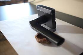 788lslrdt514 Kwikset - Lisbon Matte Black Dummy Door Lever 788lsl S Quart 514