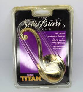 788mnl Kwikset Titan Forged Solid Brass Lever Left Handed Door Handle - New In Package