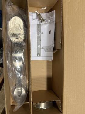 802celip-15 Kwikset Chelsea Dummy Handle - Satin Nickel