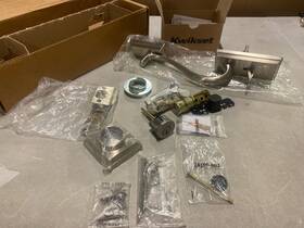 802helip-15 Kwikset Hawthorne Dummy Exterior Trim - Satin Nickel