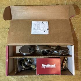 802an Kwikset 802sn Lip 15a Bbpkg Arlington Series Antique Nickel Dummy Handle Set New