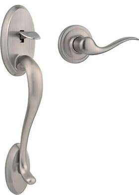 815pthxtnl Kwikset 15 Shelburne Satin Nickel Door Handle New Core And Accessories