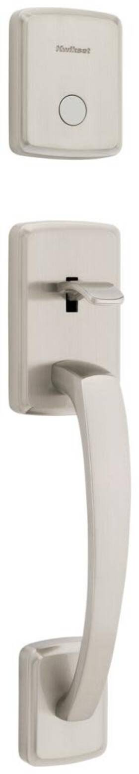819bfhlip-15 Kwikset 819bfhlip Brentford Sectional Dummy Handleset - Nickel