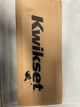 819pvhlip-4 Kwikset Prava Sectional Dummy Exterior Pack Handleset - Satin Brass