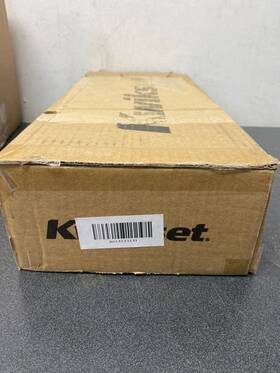 819scelip-15 Kwikset San Clemente Dummy Handleset Exterior Only - Satin Nickel