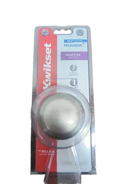94880-490 Kwikset 883351264068 Microban Dummy Cove Door Knob Satin Nickel #94880-490 - New