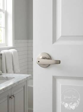 300dl Kwikset 883351592000 15 6al Rc Delta Satin Nickel Privacy Bed/bath Door Lever