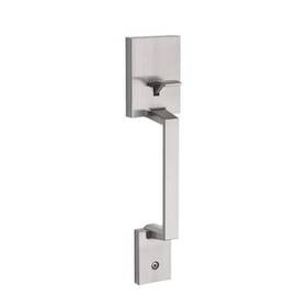 898amd Kwikset 883351654999 New Amador 15 Satin Nickel Door Handle Rectangular