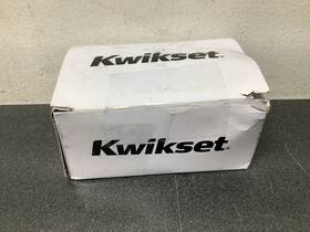 Kwikset 883351711180 Matte Black Square Bed/bath Pocket Door Lock-335514sqtpcktdr