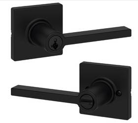 94050-663 Kwikset 883351797979 Casey Keyed Entry Door Lever Featuring Smartkey In Matte Black