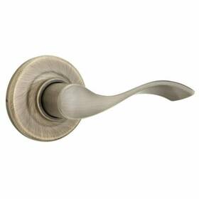 200bl Kwikset 883351936408 Balboa Reversible Passage Leverset - Brass