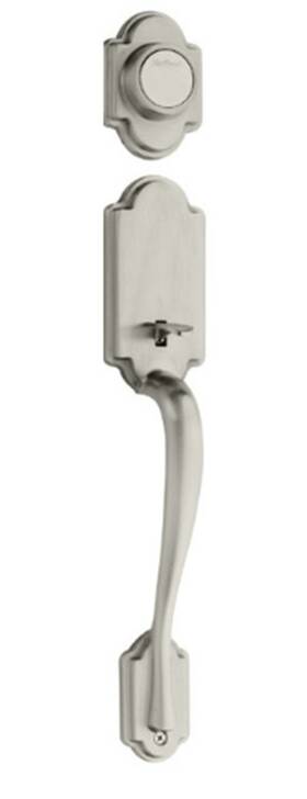 802an Kwikset 883351936743 Lip 15 Signature Arlington Dummy Handleset Exterior Only Satin N