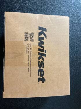 Kwikset 883351940283 720mil S Quart 514 Matte Black Reversible Hall/closet Door Handle