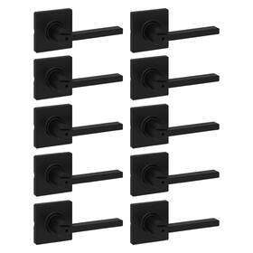 Kwikset 883351948647 Casey Interior Privacy Door Handle With Lock 10 Pack Lever For