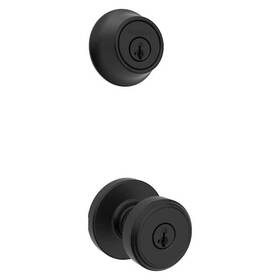 Kwikset 883351958530 Maven Keyed Entry Knob And Single Cylinder Deadbolt Combo Pack