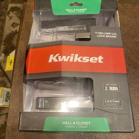 91540-008 Kwikset Hall/closet Door Lever - 91540-008/nos/signiature Series/see Pics